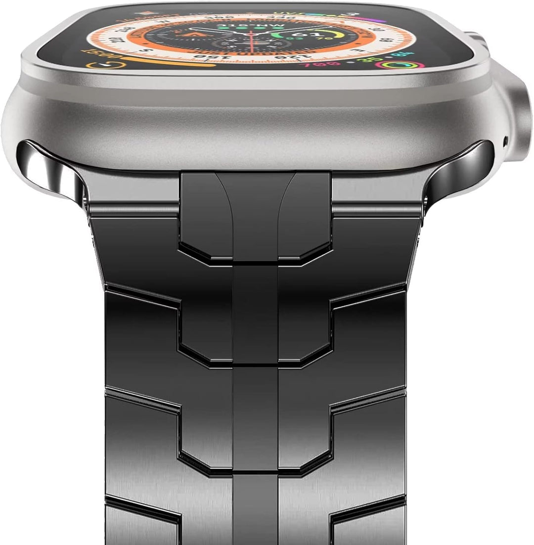 Armband Kompatibel mit Apple Watch Band 42mm 44mm 45mm 49mm Apple Watch Ultra Armbander Titanium Met