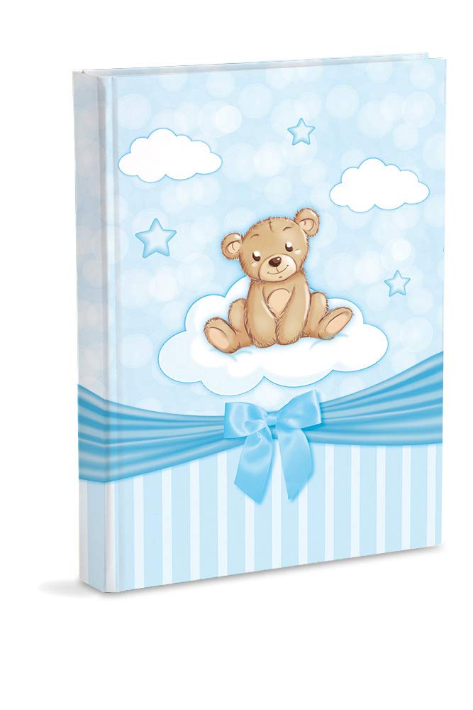 Geburtsfotoalbum mit Agenda 23 x 30 cm, 56 leere Seiten und 4 anpassbare Seiten aus dickem und wider