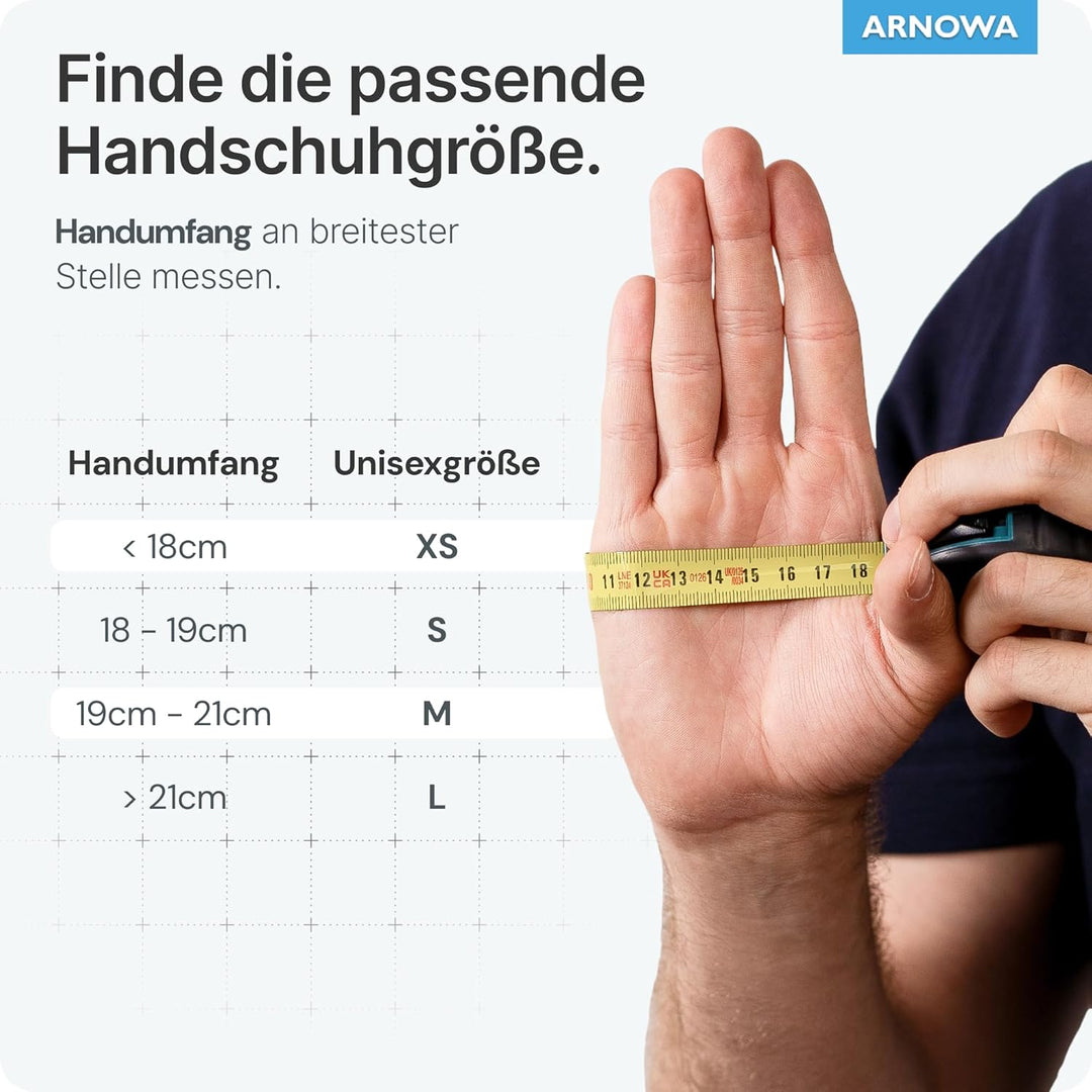 1000 Stk (10x100) ARNOMED Einweghandschuhe Gelb, Einmalhandschuhe XS, Nitril Handschuhe Einweg, Nitr