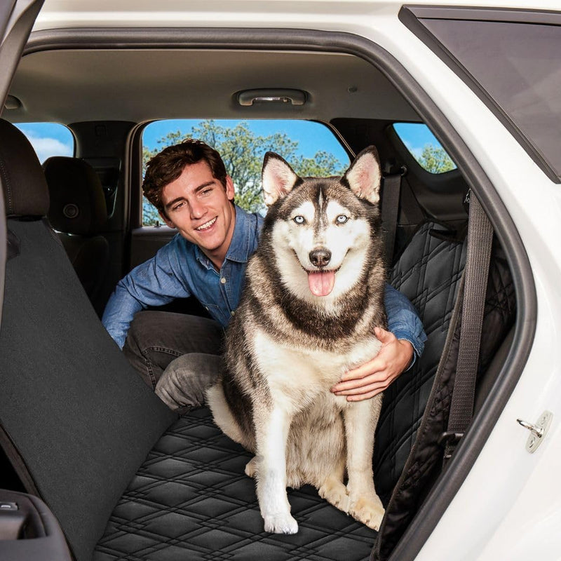 Meadowlark Hundedecke Auto Rückbank mit Seitenschutz, Schwerlast Wasserabweisende Kratzfeste Autodec