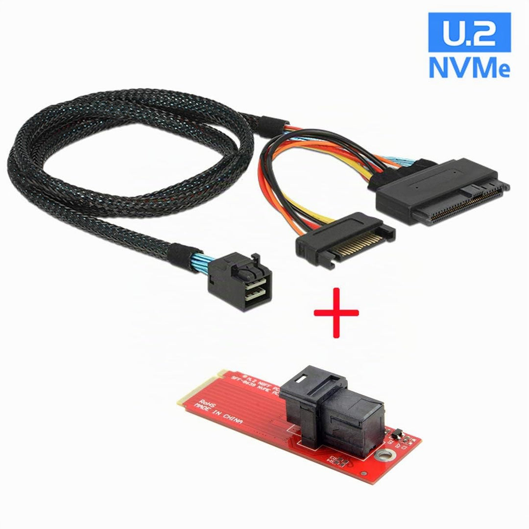Chenyang M.2 to U.2 U2 SFF-8639 NVME PCIe SSD Kabel + Adapter für Mainboard Intel SSD 750 p3600 p370