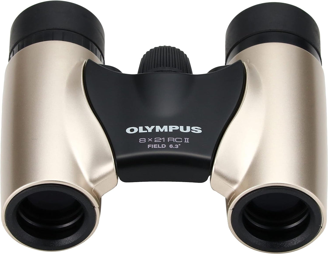 Olympus 8x21 RC II Fernglas mit Tasche, gold, gold