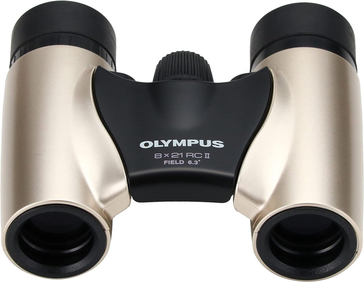 Olympus 8x21 RC II Fernglas mit Tasche, gold, gold