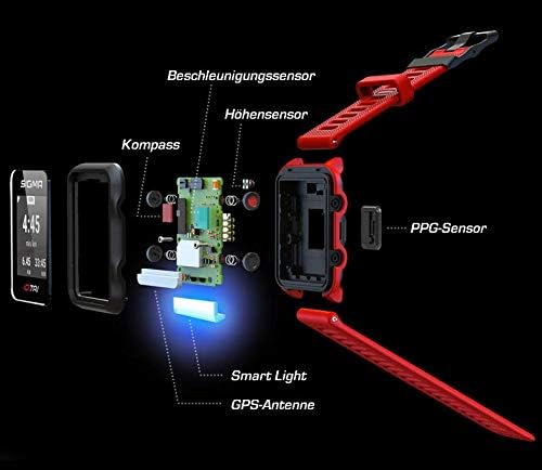 Sigma Sport iD.TRI GPS Triathlon-Uhr mit Trainings- und Wettkampffeatures, Navigation, Smart Notific