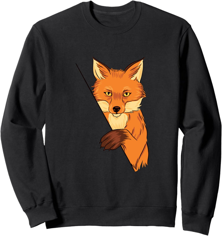 Fuchs spähend Sweatshirt