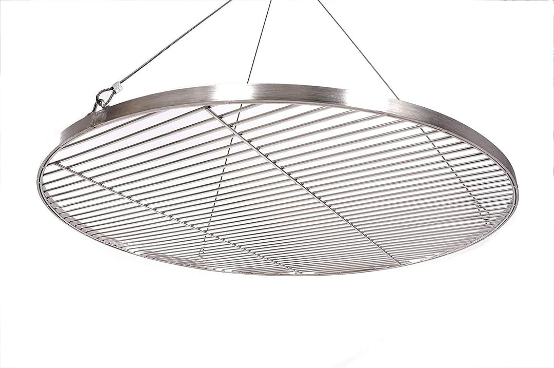 80 cm Grillrost Edelstahl für Schwenkgrill 3 Bein BBQ Grill Rost mit Seil neu