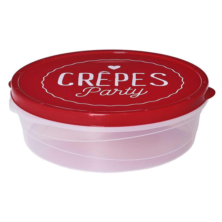 LILY COOK, KP5754, Pancake Storage Box 30 cm, Practical Pastry Utensil, Transparent Design, Easy to