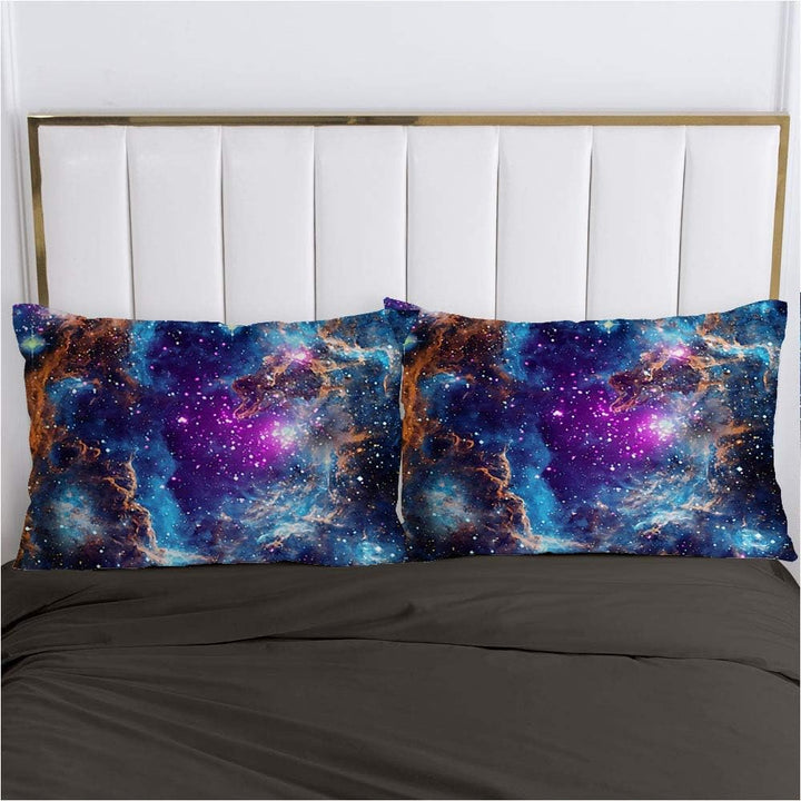 Luowei Bettwäsche 135x200cm Galaxis Sternenhimmel Thema 3D Bettbezug Set Mikrofaser Kinder Jungen De