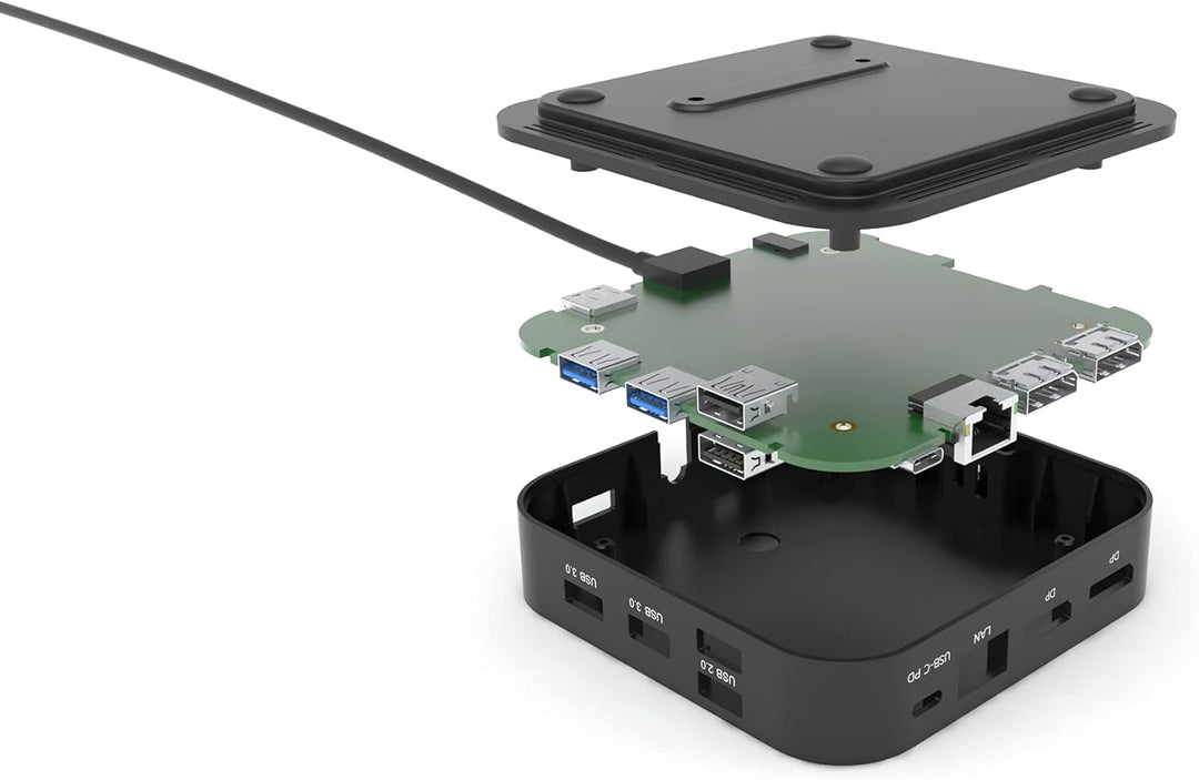 i-tec USB-C Dockingstation 2x4K mit 100W Stromversorgung - 2X DisplayPort 1x USB-C 3X USB 3.0 2X USB