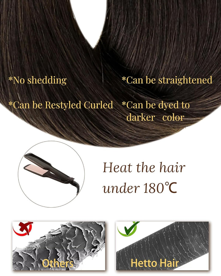 Hetto Echthaar Extensions Bondings Braun Keratin Extensions Bonding Echthaar Remy Bondings Echthaar