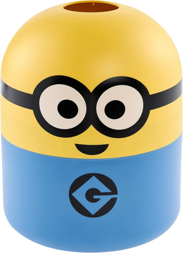 keeeper minions Aufbewahrungsbehälter Bob, 20 x 20 x 25 cm, 6 l, Stapelbar und leicht zu öffnen, Auf