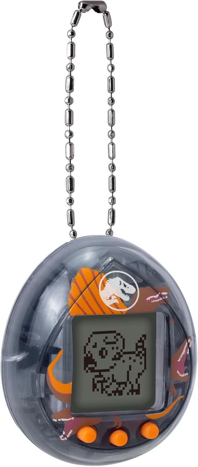 Bandai - Tamagotchi Nano Jurassic Brown - Braune Version Dino Spinosaurus - Interaktives Tamagotchi-