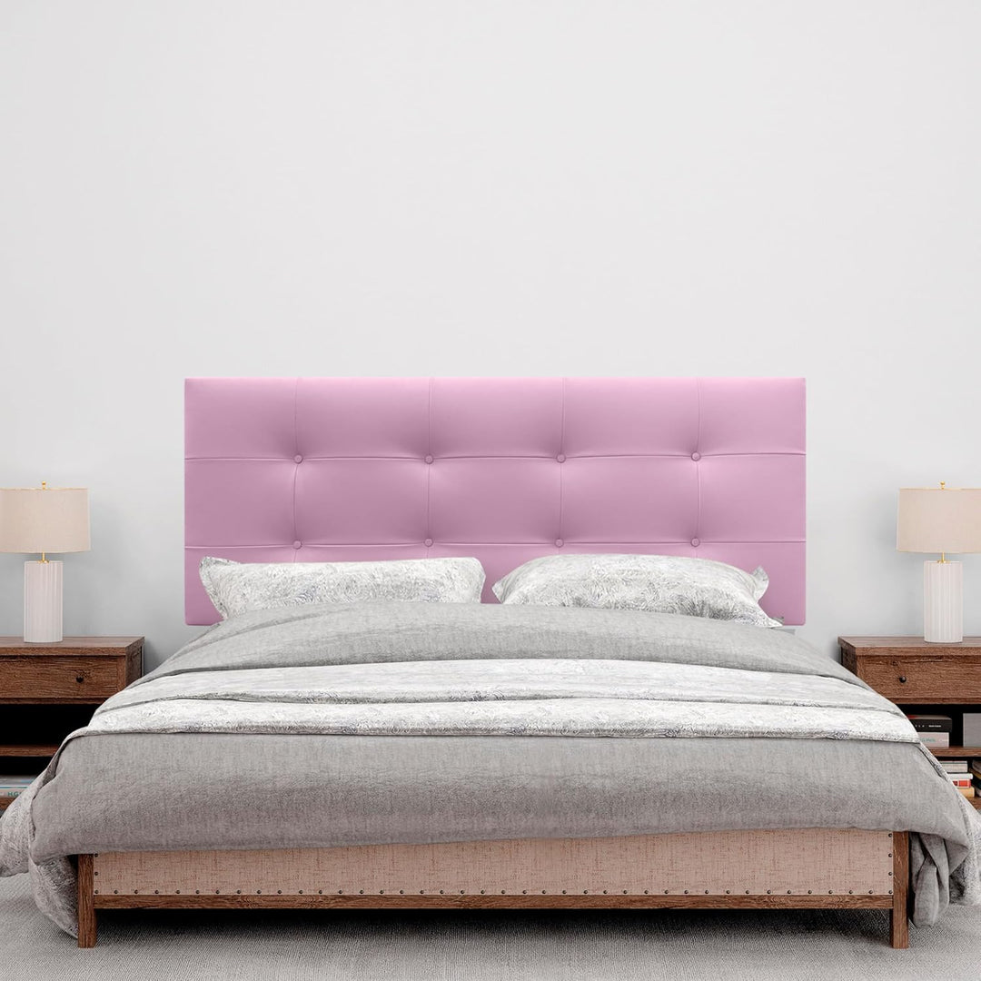 DHOME Kopfteil, gepolstertes Bett Kopfteil 8cm dick. Gepolstertes Kopfteil ACUALINE Stoff und Kunstl