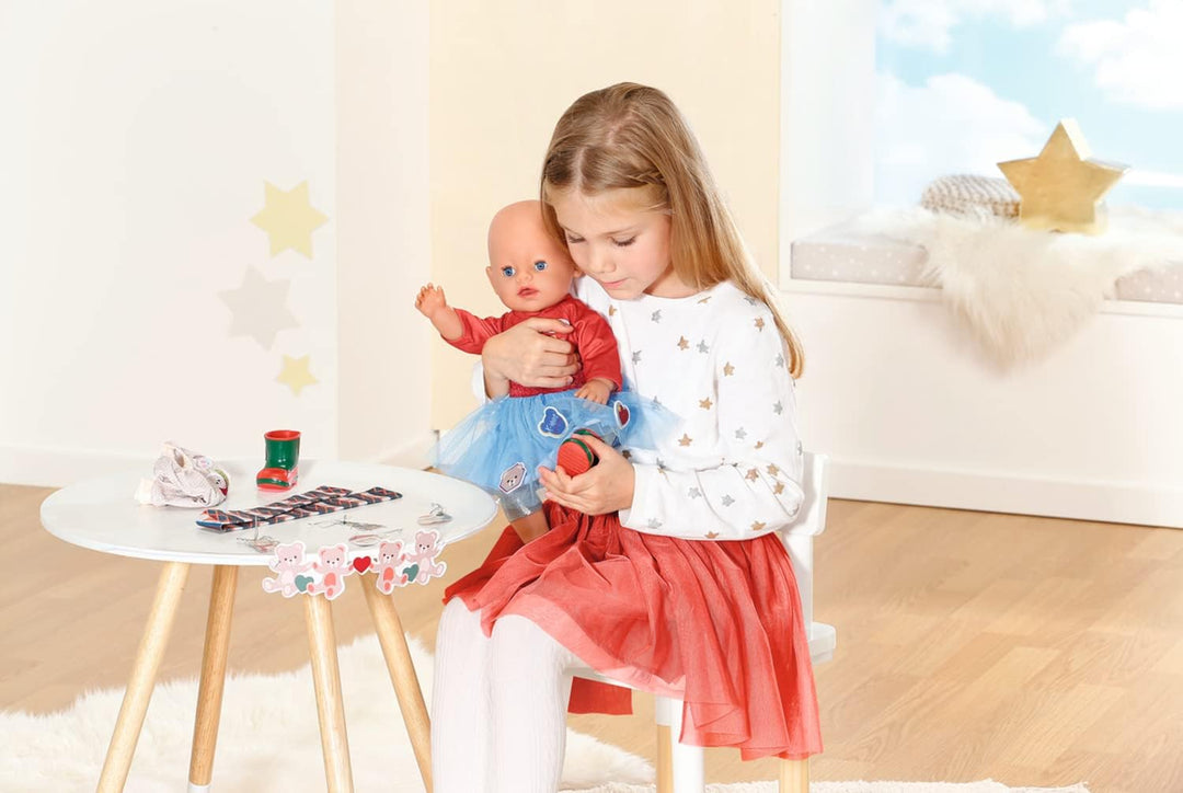BABY born Adventskalender mit 24 Überraschungen, enthält Kleidung und Accessoires für 43 cm Puppen,