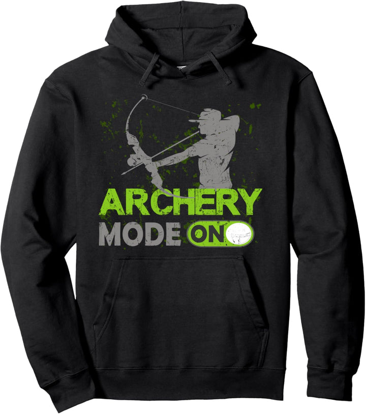 Archery Damen und Herren Bogenschütze Bogenschiessen Pullover Hoodie