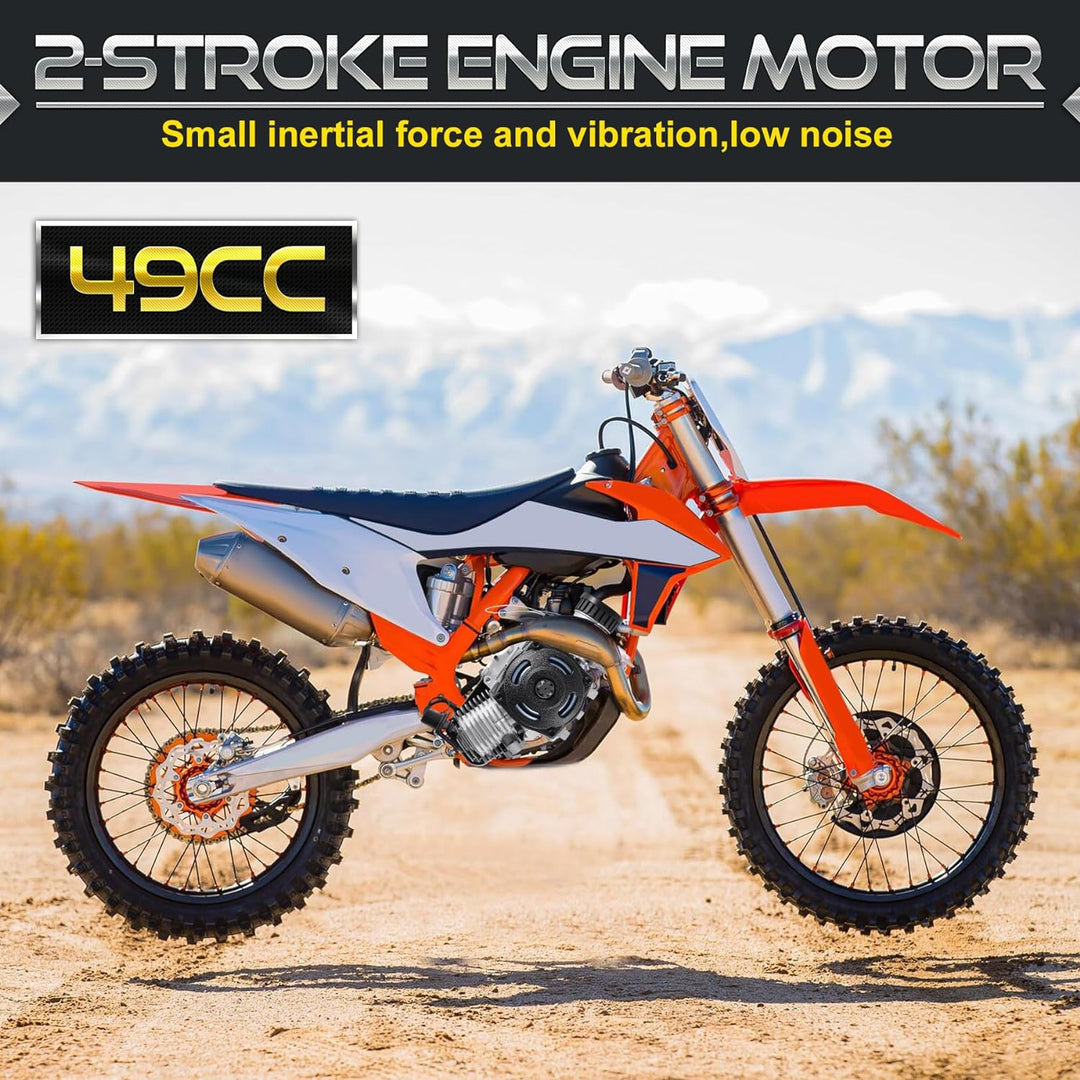 Sange 49cc 2 Hub Pull Start Motor Motor Luftgekühlt für Pocket Bike Mini Dirt Bike ATV Roller