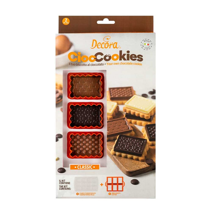 Decora 0255156 Set 2 PCS for Chocolate GALLETTE Classic