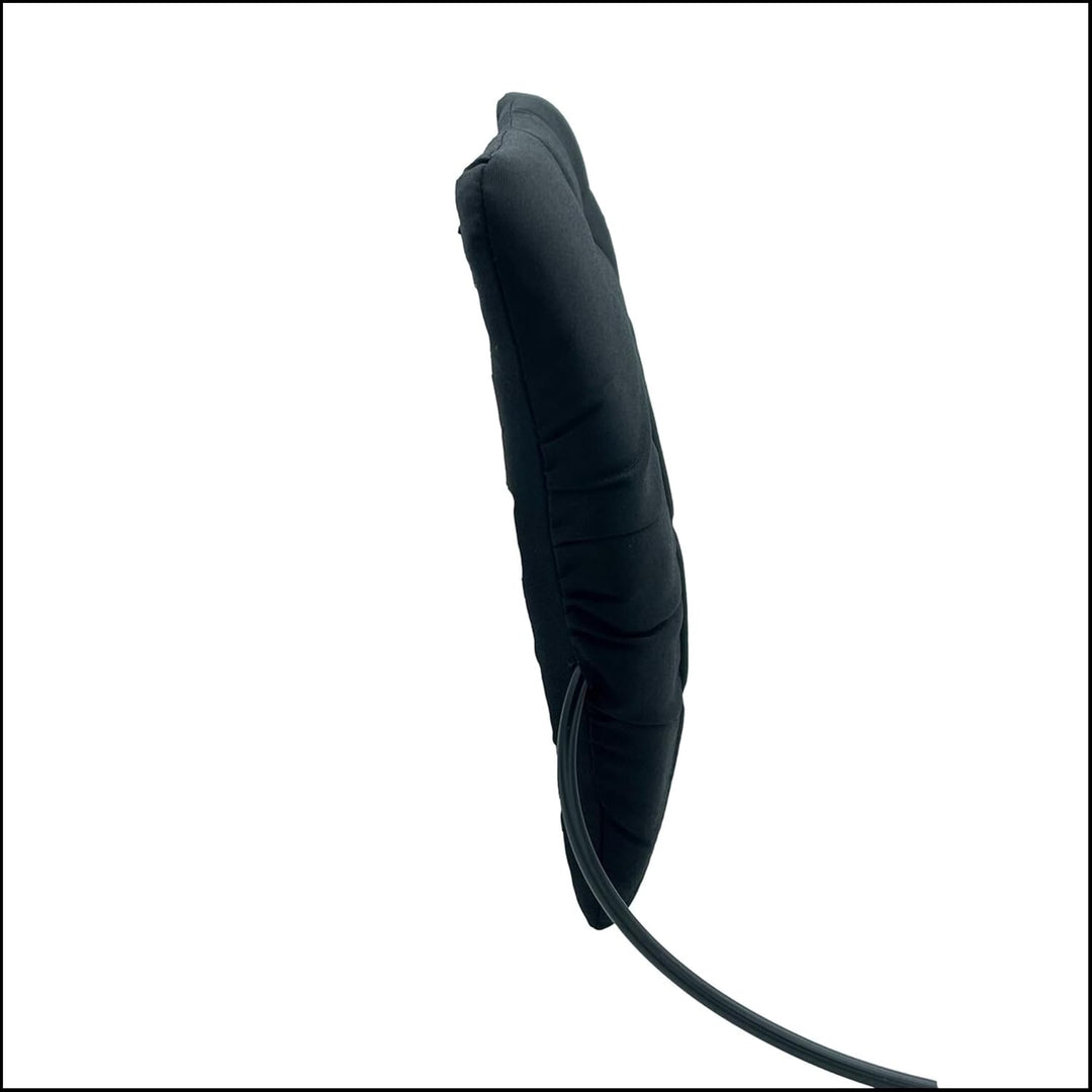 SITWELL Comfort Rückenkissen mit schwarzem Stoffbezug Stoff Schwarz, Stoff Schwarz