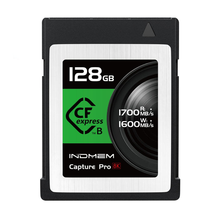 INDMEM CFexpress Type B Card 128GB, CFexpress Memory Card 1700MB/s Read 1600MB/s Write Support 8K RA