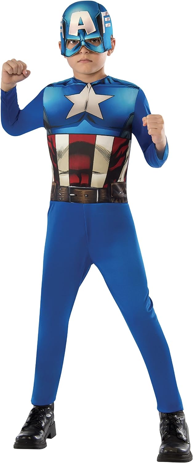 Avengers – Capitan America Kostüm, Mehrfarbig, M (Rubie 's 610759-m)
