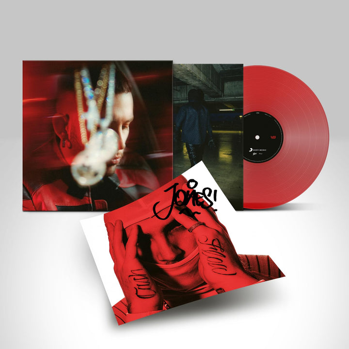 Jones Autographed Red, Vinyl