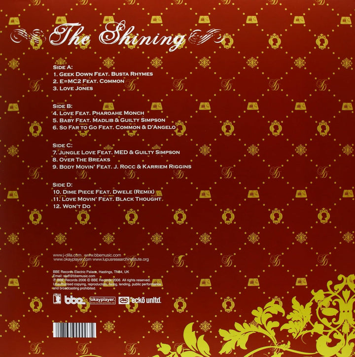 The Shining, Vinyl