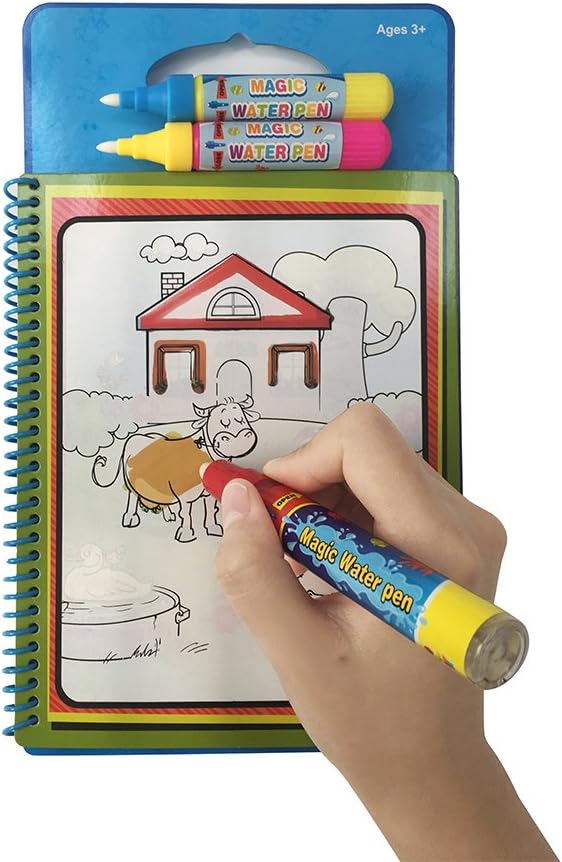 Wholethings-DE 5PCS Magic Wasser Doodle Stifte,Zeichnung Zauber Stifte für Doodle Matte,Magic Matte,