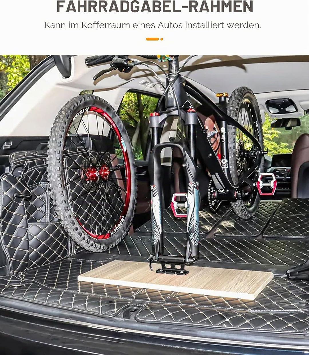 Flaconi Fhrrad Gabelhalterung,Fahrradgabelhalterung Fahrradblock,Fahrrad Gabelhalterung mit Schnells