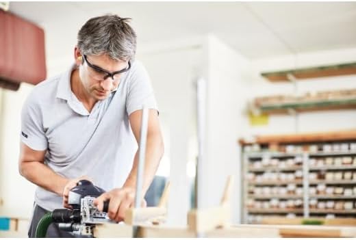 Festool Dübelfräse DF 700 EQ-Plus DOMINO XL (mit DOMINO Fräser, Zusatzanschlag, leere Dübelbox, Gabe