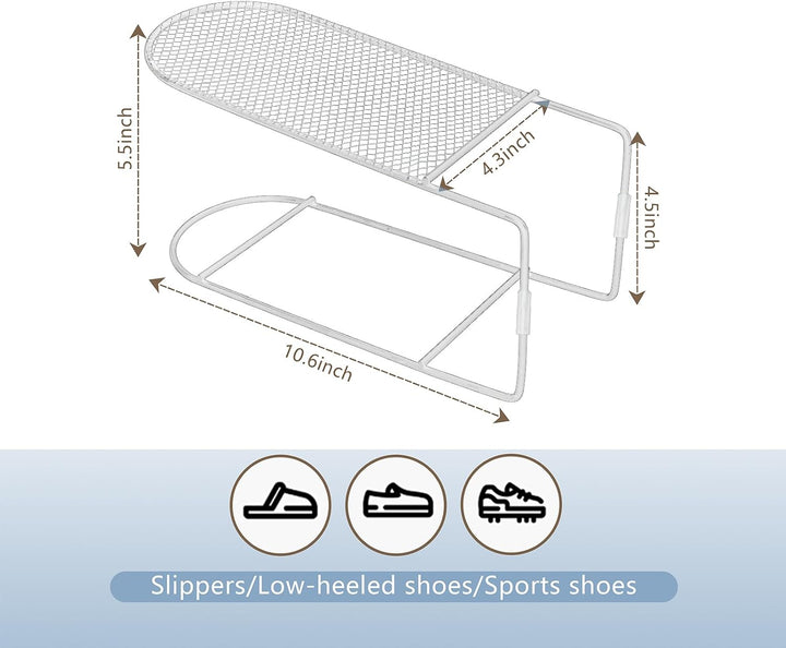 Schuhstapler Platzsparend Schuhorganizer Schuhregal Für Schränke Schuhaufbewahrung Platzsparend Schu