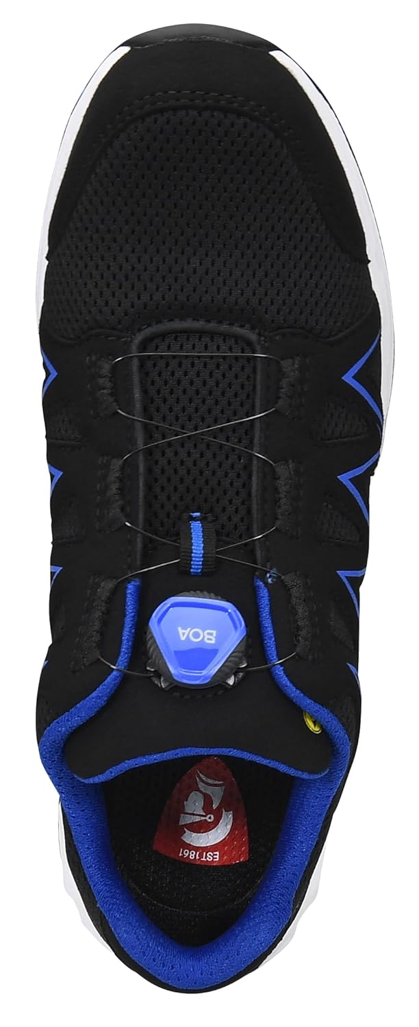 JORI Sicherheitshalbschuh Speedy BOA Black-Blue Low ESD S1P 46 Grösse: 46, Grösse: 46