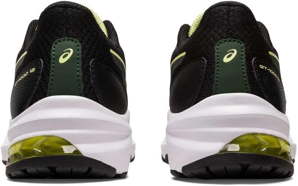 ASICS Jungen Gt-1000 12 Gs Sneaker 35 EU Black Rain Forest, 35 EU Black Rain Forest