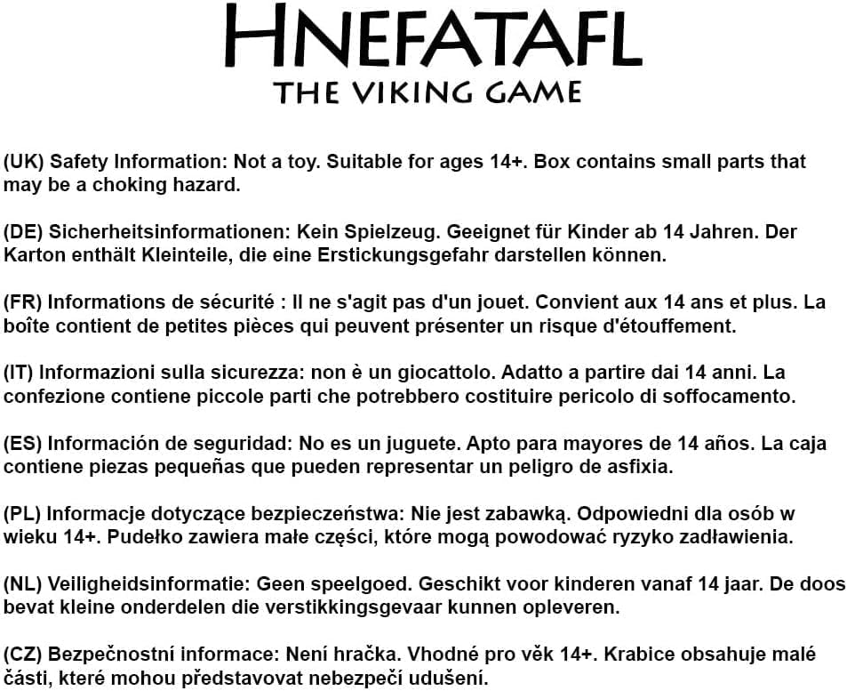 NMS Hnefatafl - das Wikingerspiel - Enthält EIN einzigartiges Baumwollbeutel/Taschendesign zum Spiel