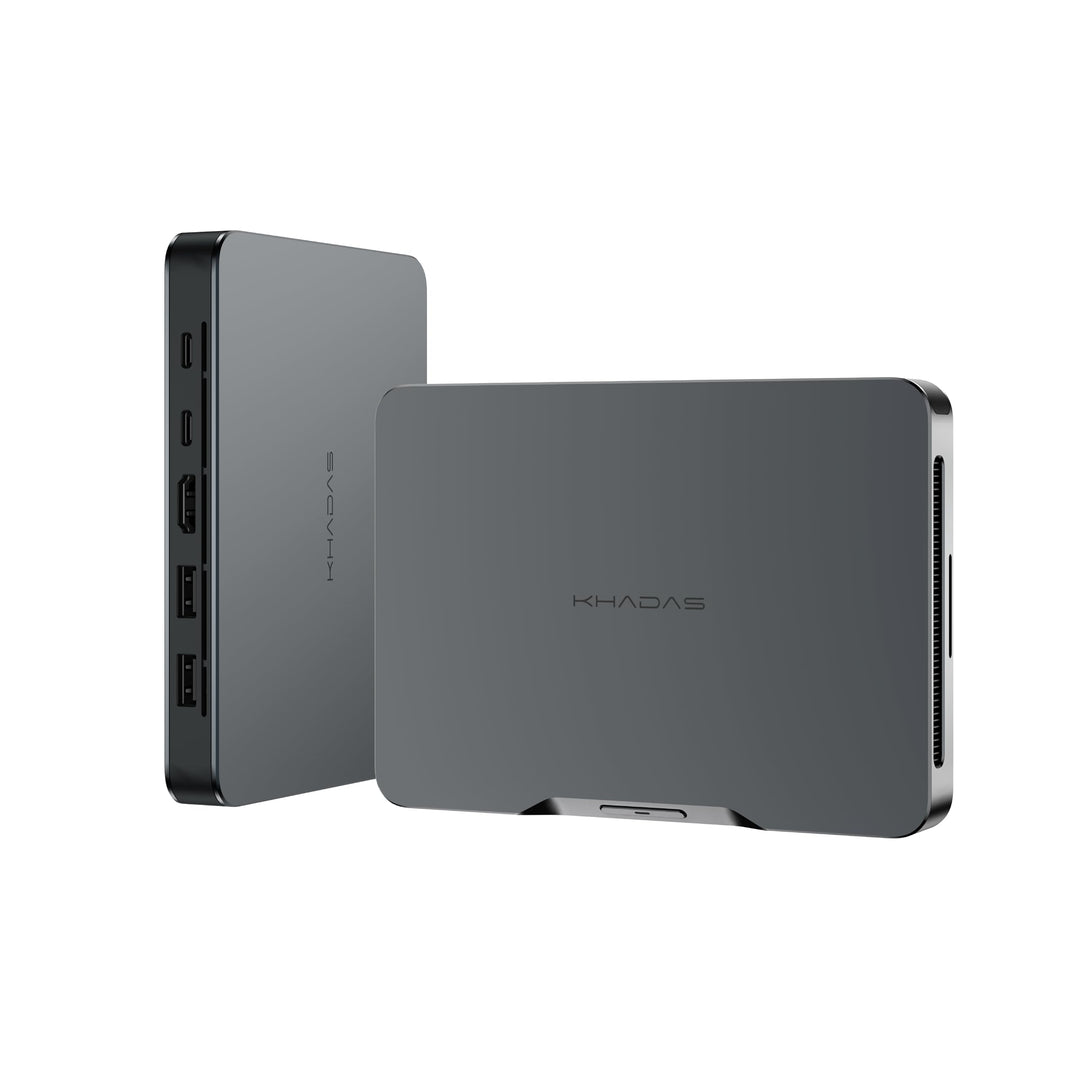 khadas Mind Mini PC, Intel Core i7-1360P 5.0GHz Mini Portable Computer with 5.55Wh Standby Battery,