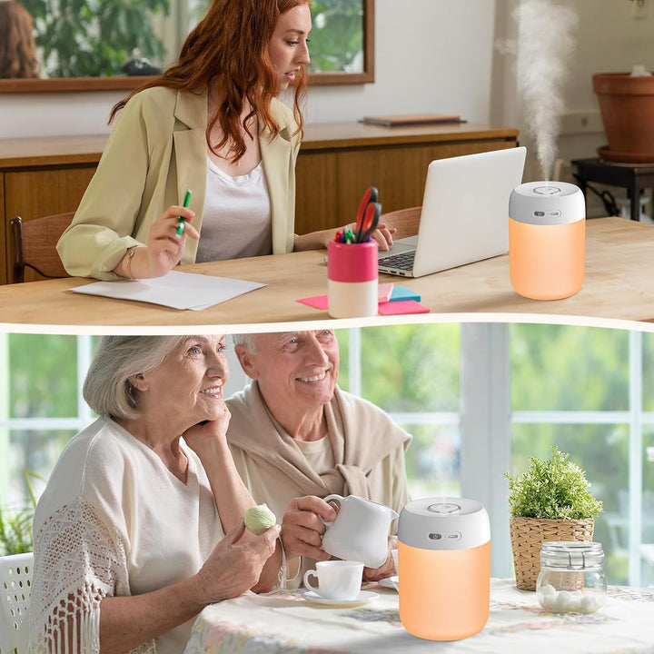 Luftbefeuchter schlafzimmer 500ML humidifier Beige clair, Beige clair