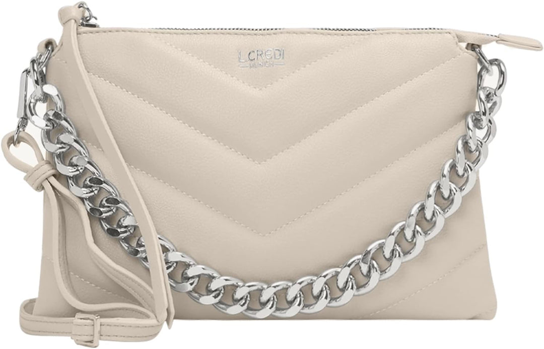 L.CREDI Shopper Kalinka Einheitsgrösse Perlweiss, Einheitsgrösse Perlweiss