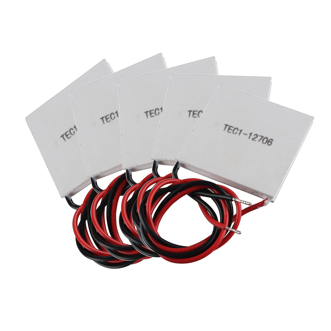 HALJIA TEC1-12706 Thermoelektrische Kühler-Module (Peltier-Kühlsystem), 12 V, 60 W, 5 Stück