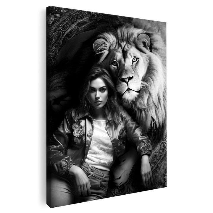 Artmazing | Löwe Bild | Poster &amp; Kunstdrucke | Bild Hochkant | Pop Art Bilder Leinwand | S Art Bilde