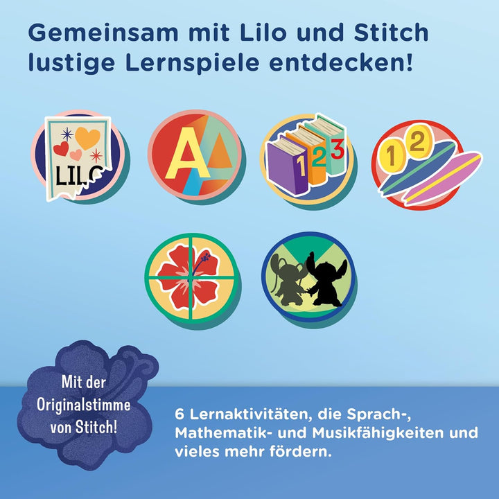 Vtech Stitch Lerntablet – Interaktives Tablet mit Tastatur und Klaviertasten – Verschiedene Spiele u
