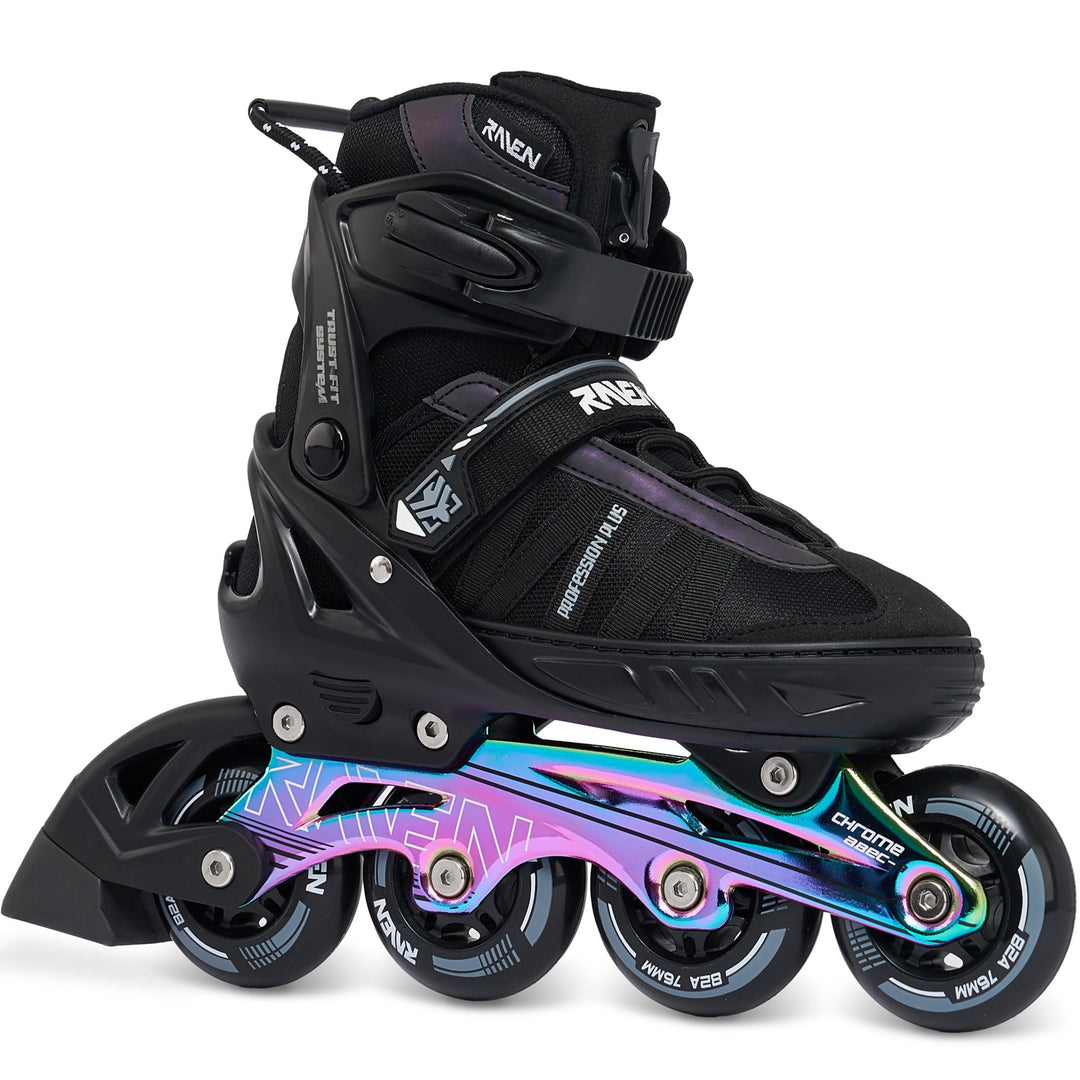 RAVEN Profession Inlineskates Inliner für Kinder und Erwachsene OPTIONAL 2in1 mit Schlittschuhen ver