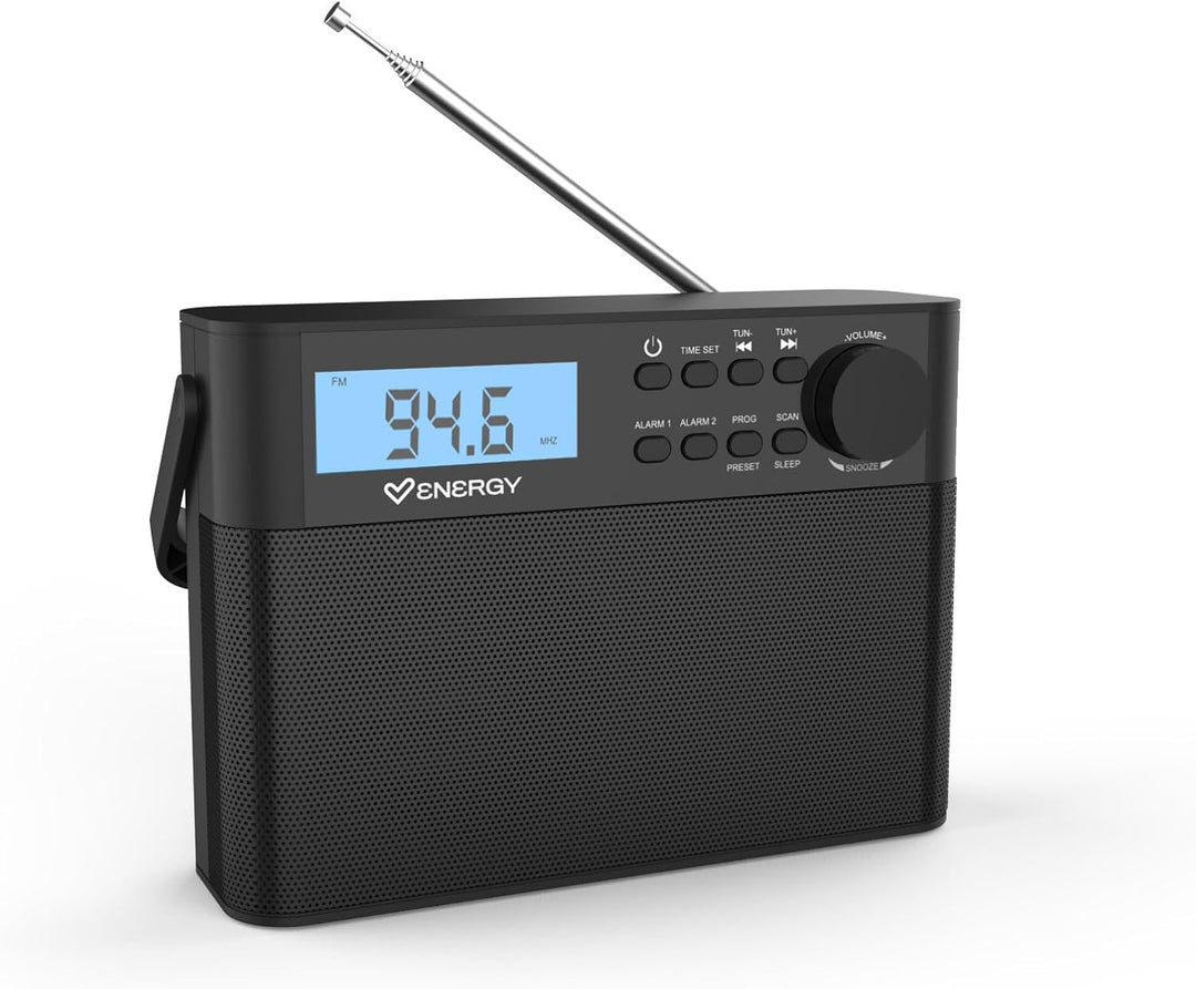 Energy Sistem Kitchen Radio - UKW-Küchenradio mit Display und Doppelalarm / Lautsprecher 1 W Qualitä