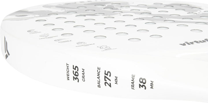 VirtuFit Hybrid Padelschläger - Weiss - Grau