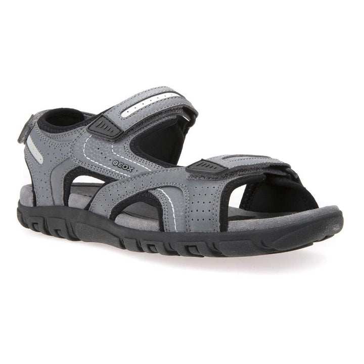 Geox Herren Uomo Sandal Strada D Sandalen, Stone Lt Grey, 46 EU