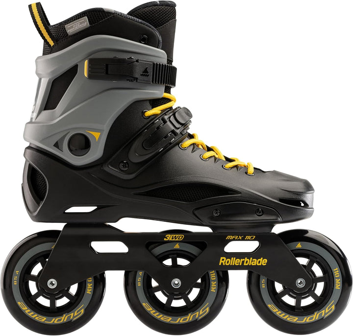 Rollerblade Herren Rb 110 Inline-Skates 42 Nero/Giallo Zafferano, 42 Nero/Giallo Zafferano