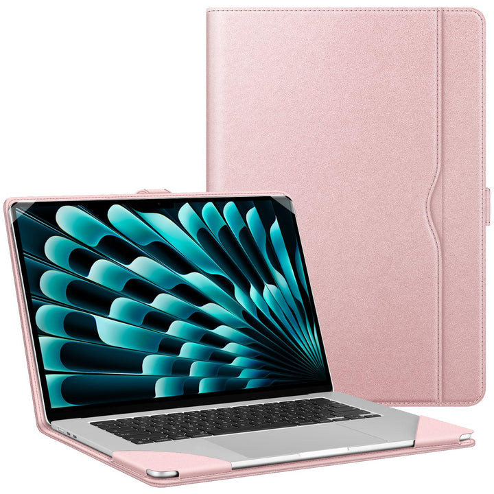 Fintie Hülle Kompatibel mit MacBook Air 15 M4 M3 M2 Chip (2025-2023) A3241 A3114 A2941, Hochwertiges