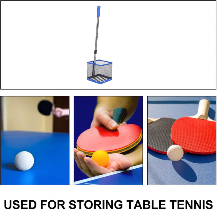 YARNOW Einstellbarer Tischtennis Ball Picker Tragbarer Ballsammler- Ping- Pong- Sammler Retriever zu
