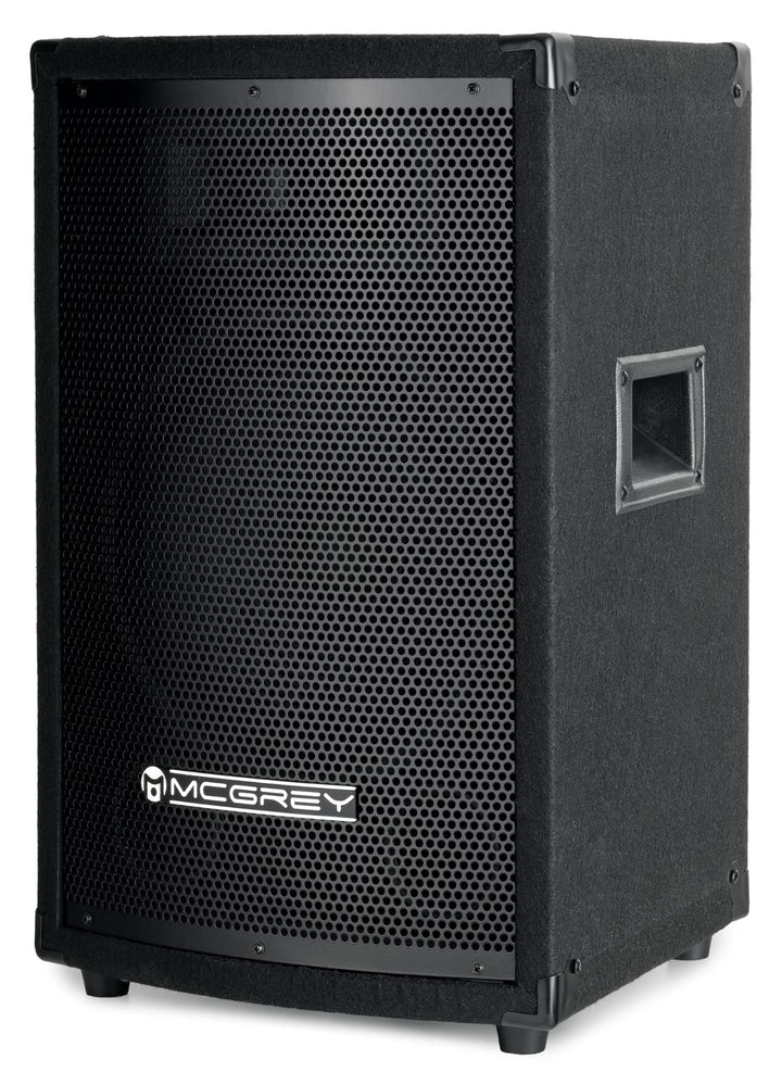 McGrey TP-10 DJ PA Lautsprecher Box 25cm (10“) Subwoofer 400W (Passiv, 2-Wege System, Holzgehäuse) 1