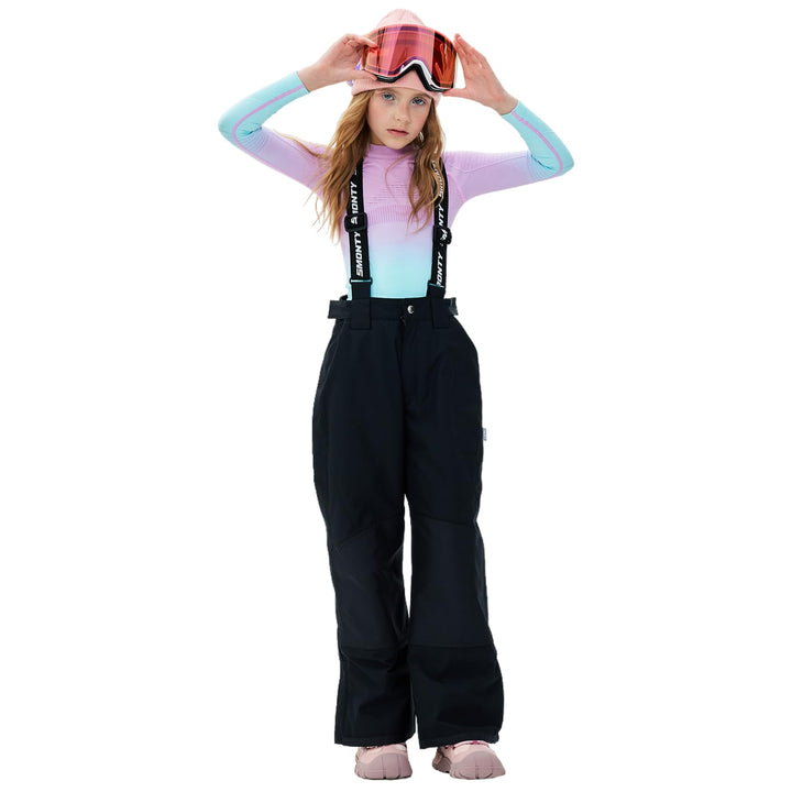 Skihose für Kinder Mädchen Winter Wasserdicht Winddicht Warme Snowboard-Rückenhose Standard 116-122