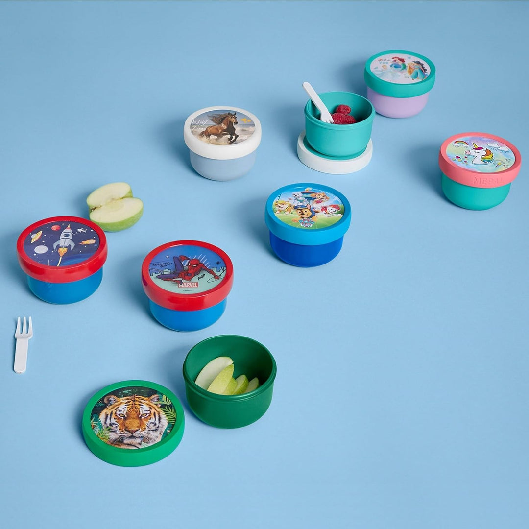 Mepal - Obstbox Campus - Snackbox für Kinder - Spülmaschinen- und mikrowellenfest - BPA-frei - 300 m