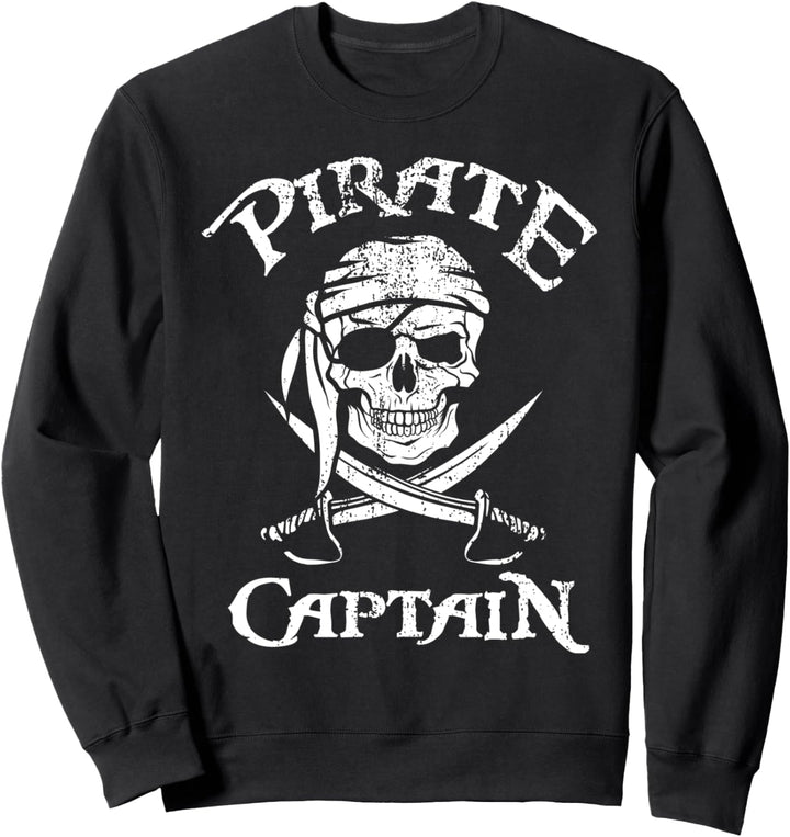 Piraten Kostüm Piratenflagge Pirat Kapitän Deko Sweatshirt